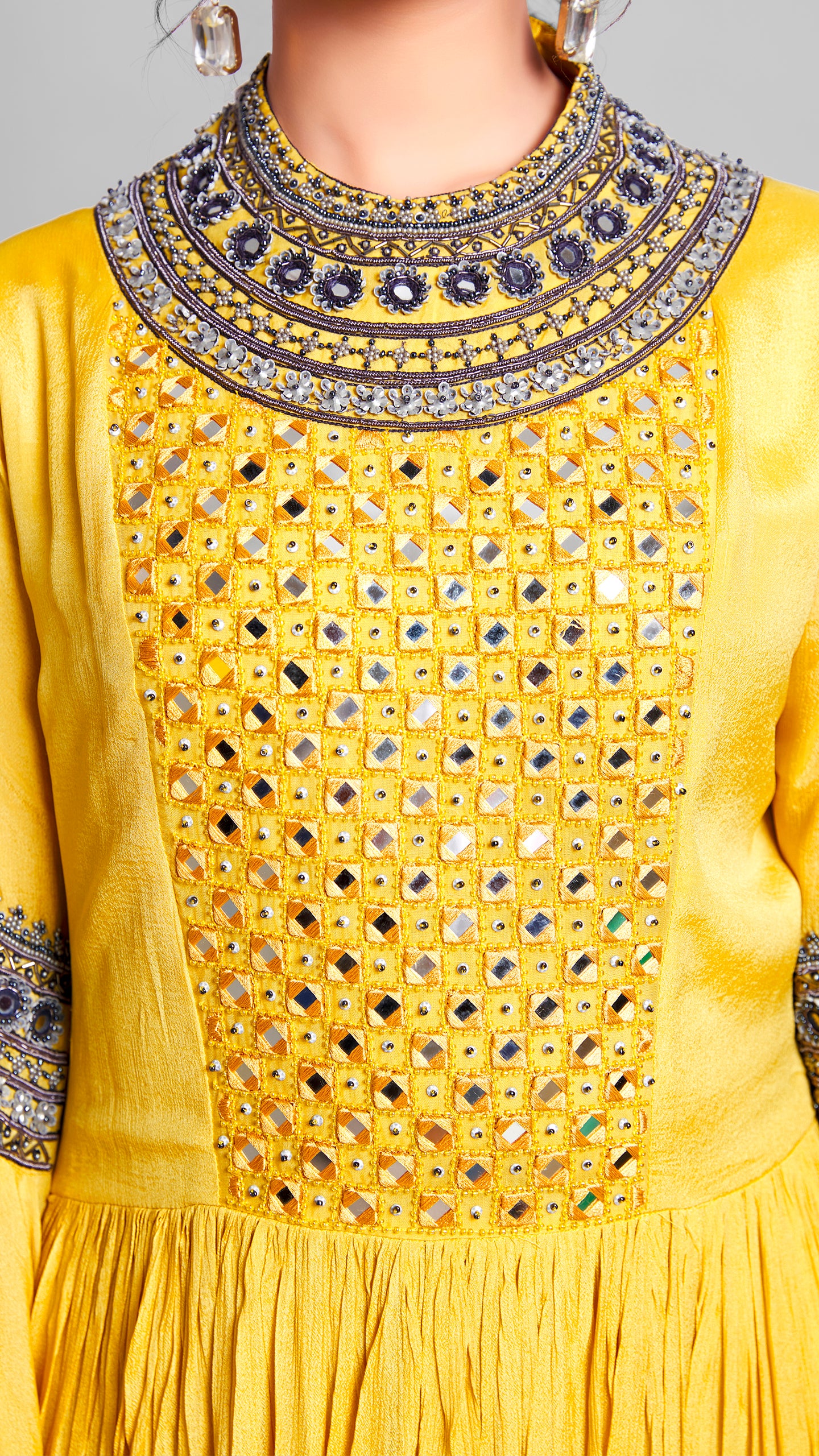 Yellow Designer Dress