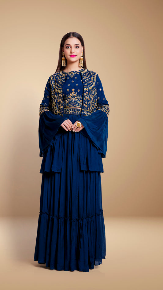 Royal Blue Long Dress